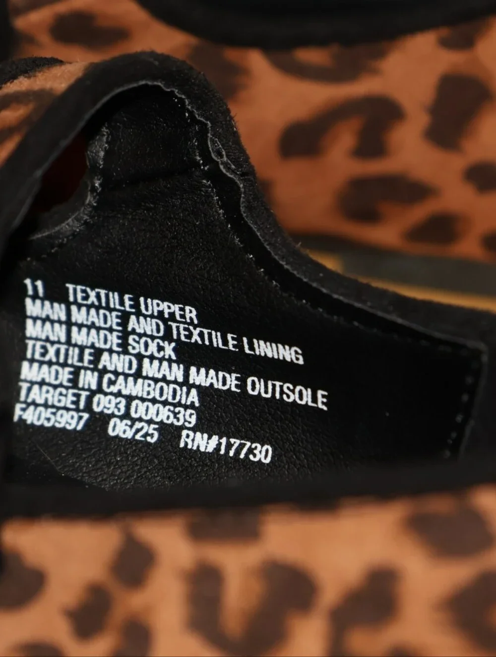 Cat & Jack Leopard Print Toddler Addy Ballet Flats.